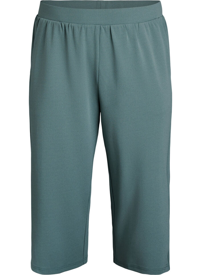 FLASH - Högmidjade knickers med lös passform, Grön, Packshot image number 0