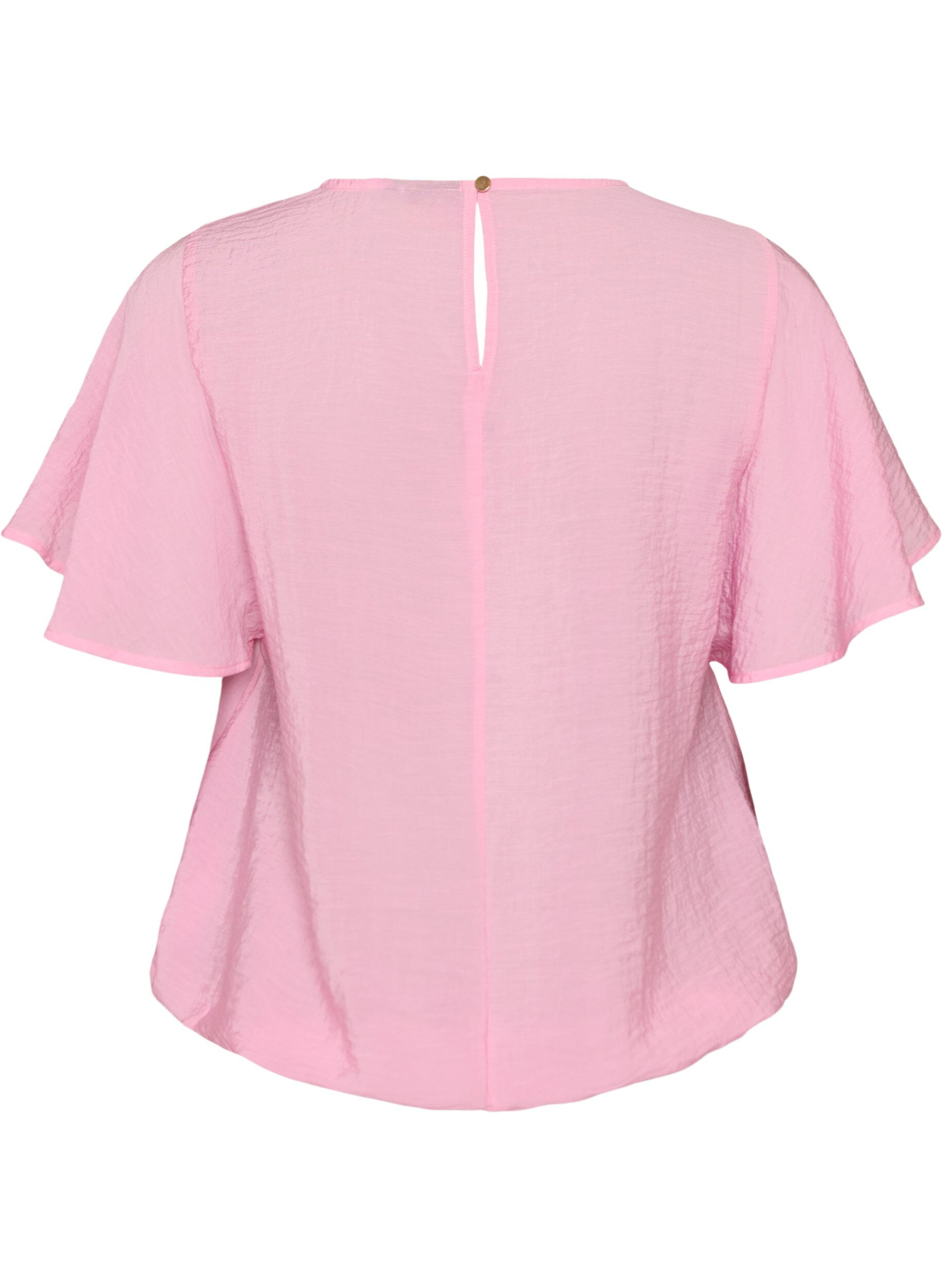 ZizziBlus med ballongform och ving&auml;rmar, Rosa, Packshot image number 1