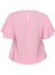 Blus med ballongform och ving&auml;rmar, Rosa, Packshot image number 1
