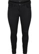 Super slim Amy jeans med h&ouml;g midja, Black, Packshot image number 0