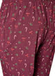 M&ouml;nstrade pyjamasbyxor, M&ouml;rk Bordeaux, Packshot image number 3