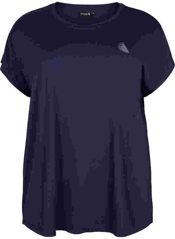 Kortärmad t-shirt för träning, Night Sky, Packshot