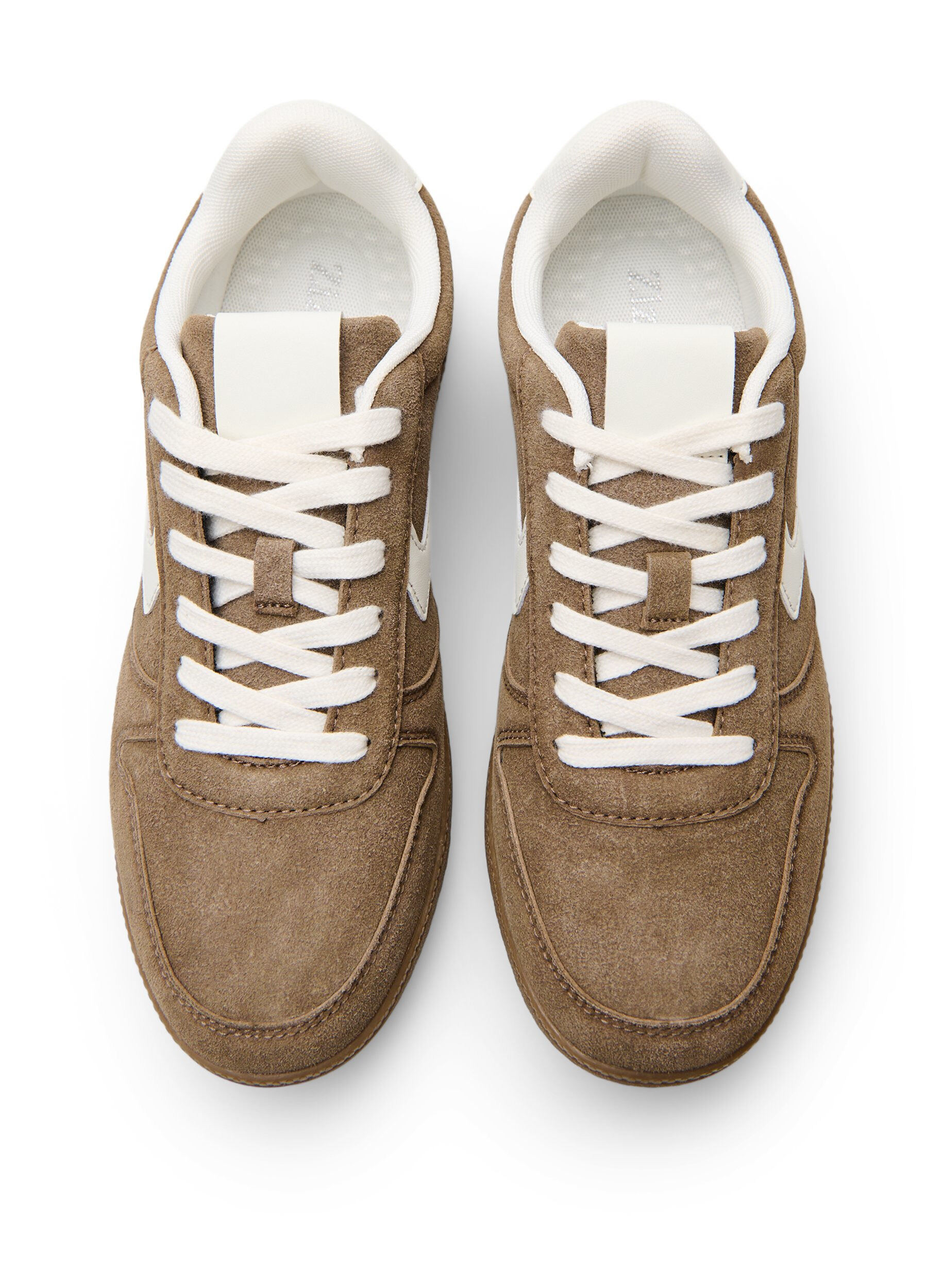 Zizzi Sneakers i mockaimitation, Brun, Packshot image number 2