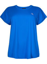 Kortärmad t-shirt för träning, Lapis Blue