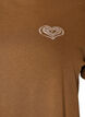 T-shirt i bomull med tryck, Brun, Packshot image number 2