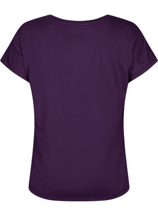 Kortärmad t-shirt för träning, Purple Pennant, Packshot image number 1