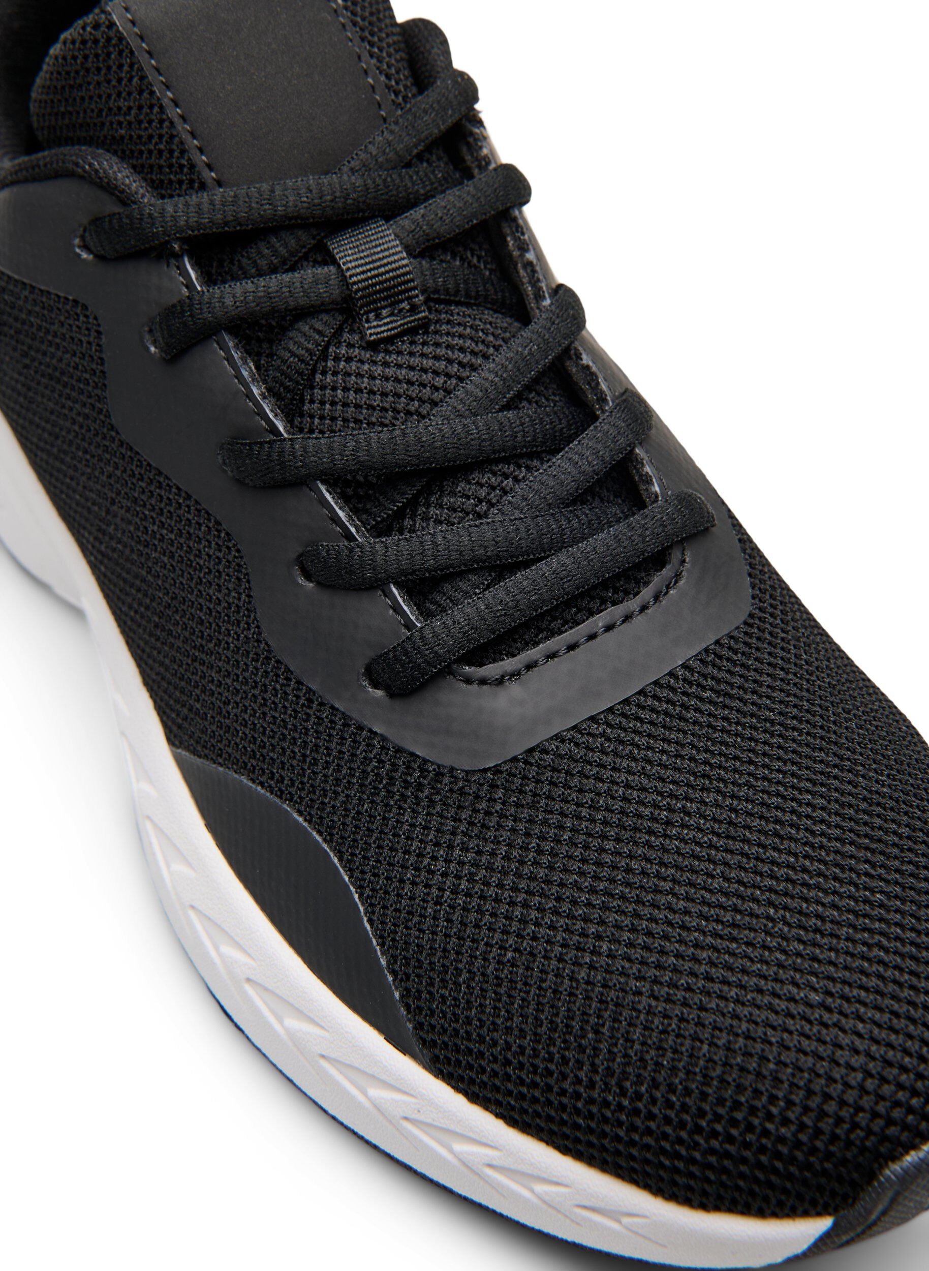 Zizzi Wide fit - Sneakers i mesh, Svart, Packshot image number 3