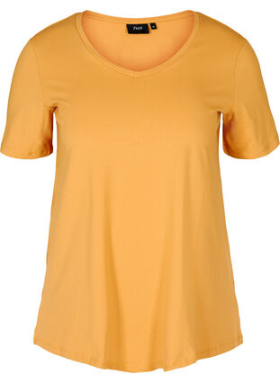 Basis t-shirt, Spruce Yellow, Packshot image number 0