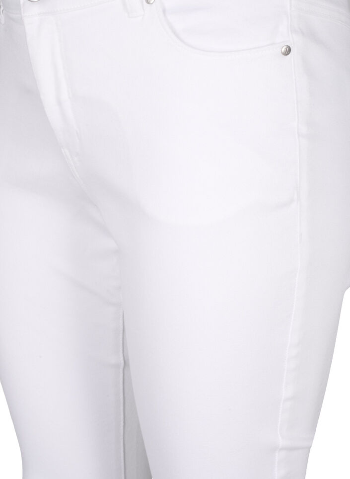 Viona jeans med normal midja, Vit, Packshot image number 2