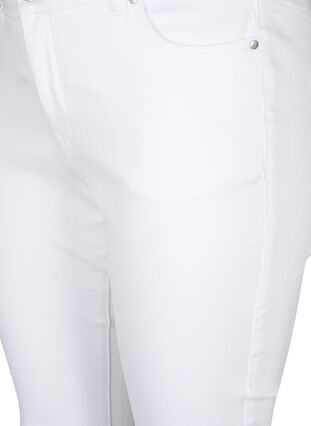 Viona jeans med normal midja, White, Packshot image number 2