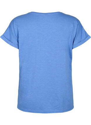 T-shirt med tryck i ekologisk bomull, Persian Jewel, Packshot image number 1