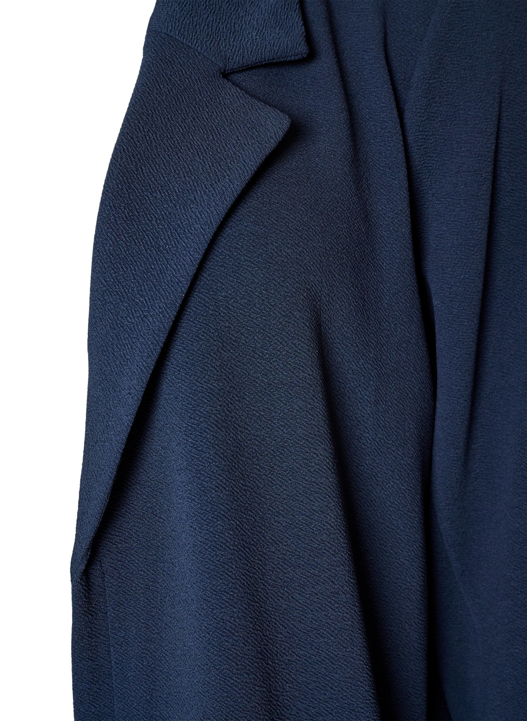ZizziL&aring;ng kavaj med fickor, Bl&aring;, Packshot image number 2