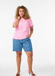 Broderade jeansshorts, Bl&aring;, Model image number 1