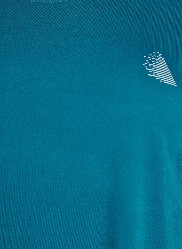 Enf&auml;rgad tr&auml;nings-T-shirt, Gr&ouml;n, Packshot image number 2