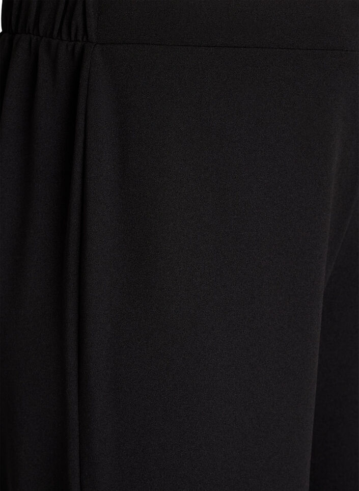 Byxor med vida ben, Svart, Packshot image number 2