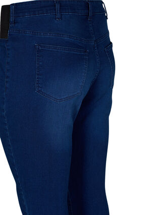Super slim Amy jeans med resår i midjan, Dark blue, Packshot image number 3