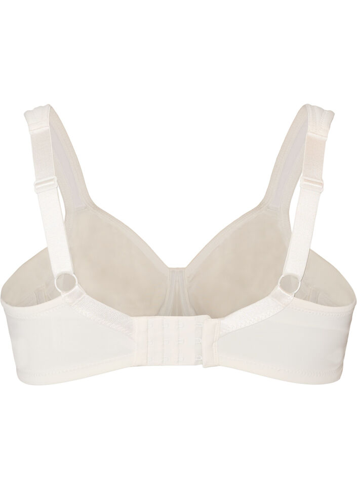Comfort-BH med spets och formpressade kupor, Vit, Packshot image number 1