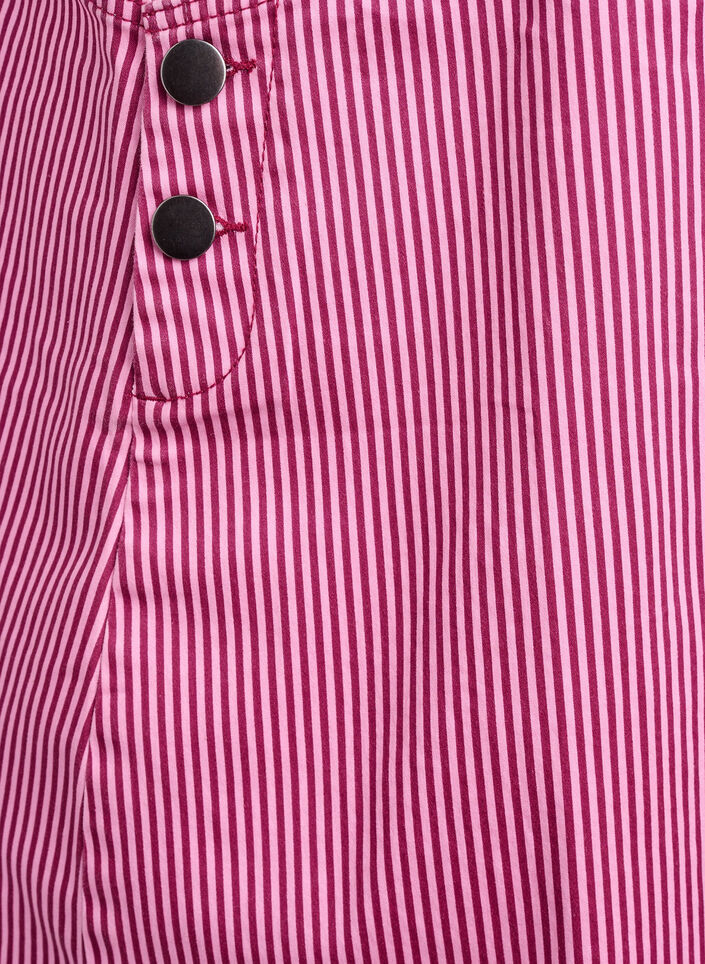 Kort hängselklänning med ränder, Red Stripe, Packshot image number 3