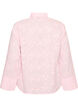 Skjorta med blommigt broderi och vida &auml;rmar, Rosa, Packshot image number 1