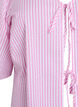 FLASH - Randig blus med rosetter, Rosa, Packshot image number 2