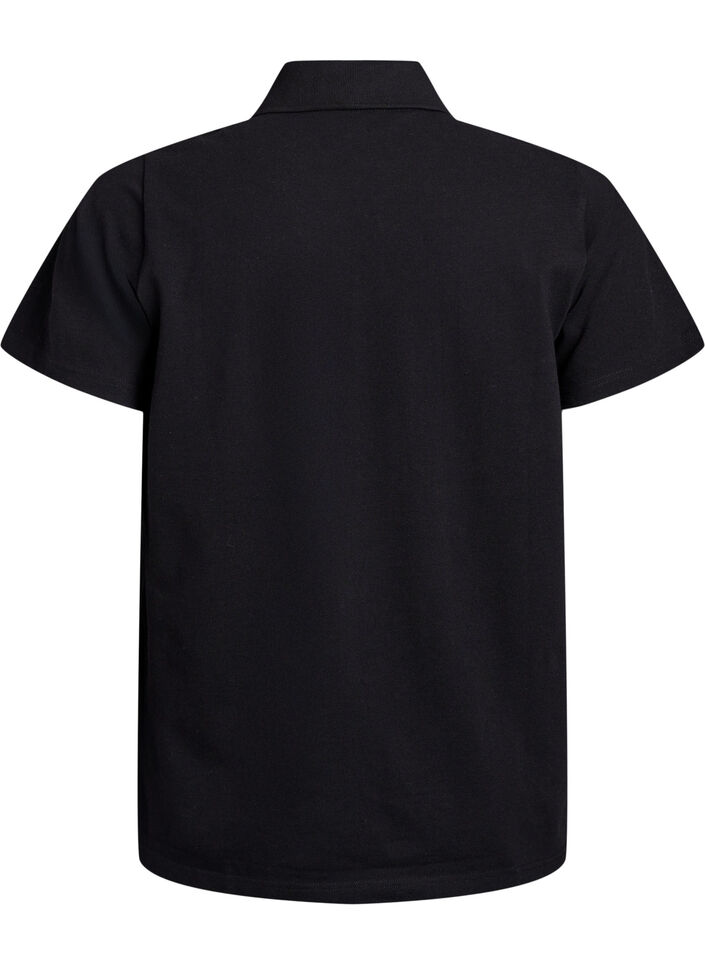 Kort&auml;rmad pik&eacute;tr&ouml;ja, Svart, Packshot image number 1