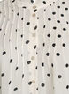 Blus i viskos med volangkrage, Vit, Packshot image number 2