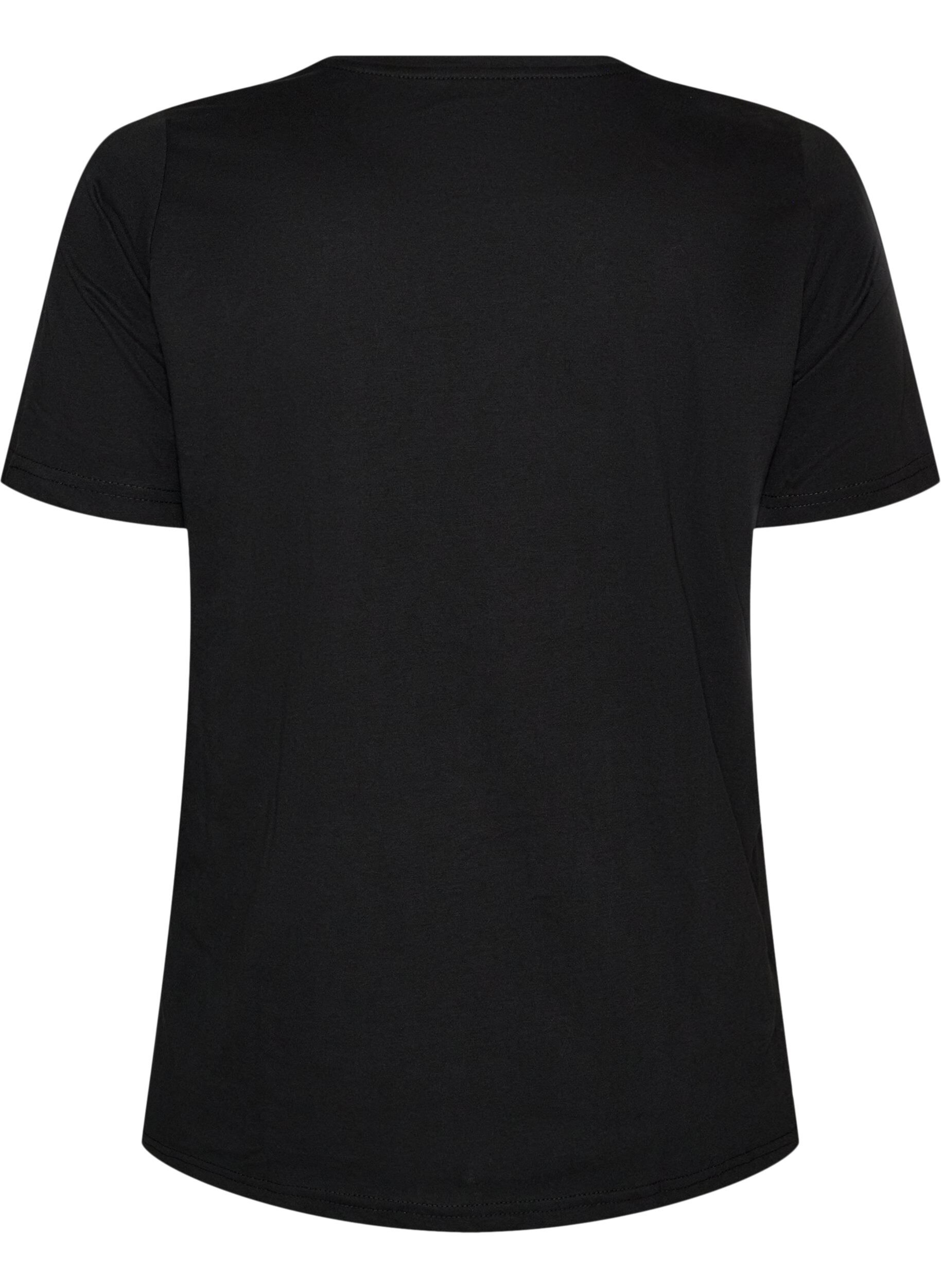 ZizziT-shirt med tryck, 2217, Packshot image number 1