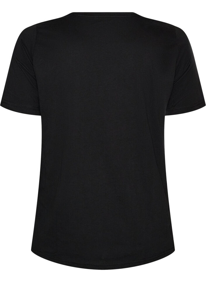 T-shirt med tryck, 2217, Packshot image number 1