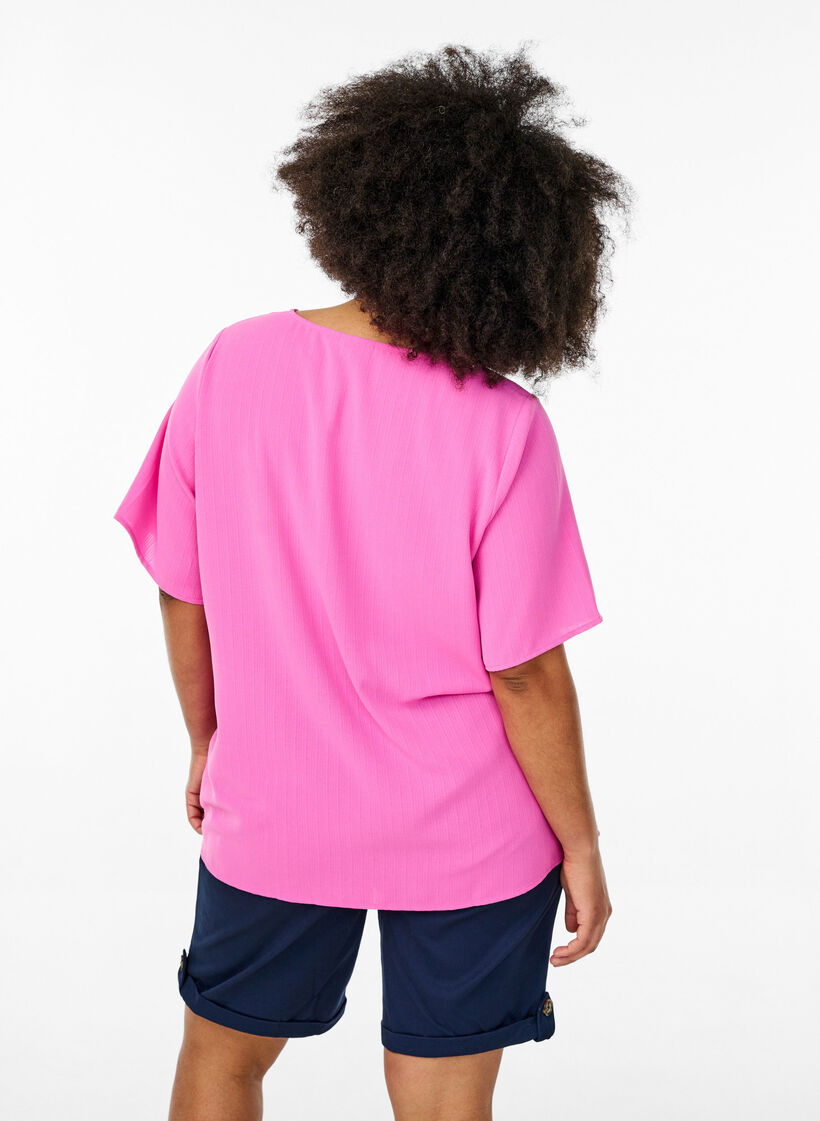 Chino-shorts med fickor, Blå, Model image number 2