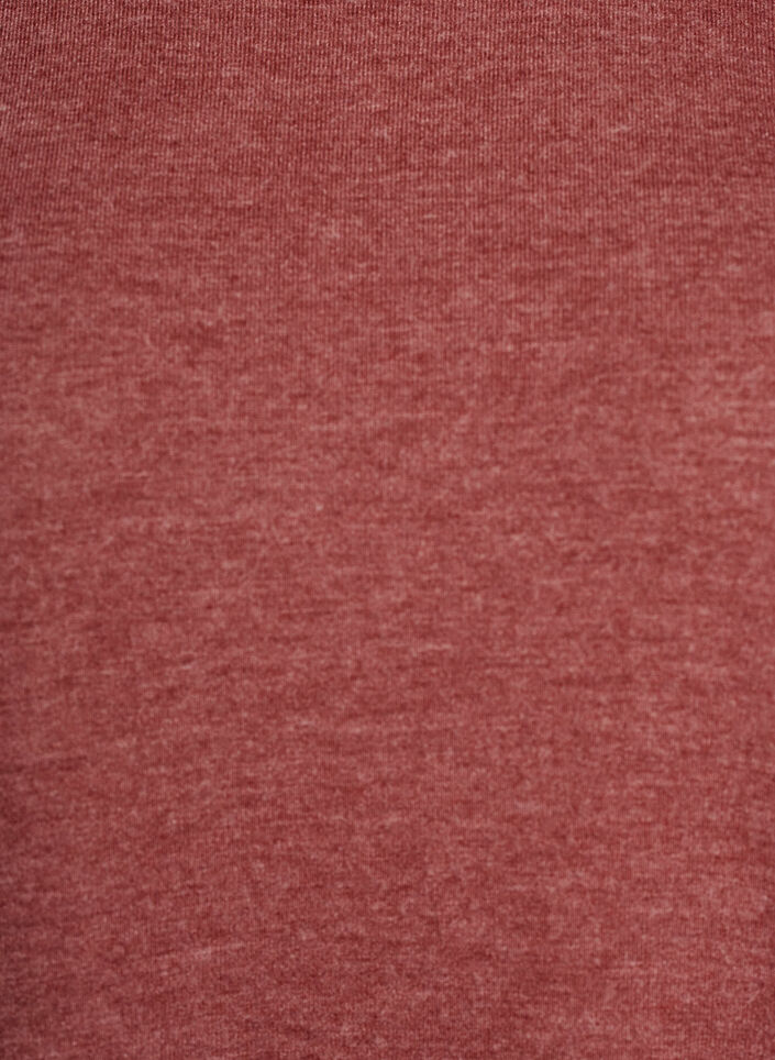 Jerseyblus med 3/4-&auml;rm, R&ouml;d, Packshot image number 2