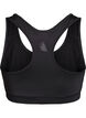 Sport-BH med racerback, Svart, Packshot image number 1