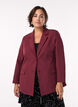 Klassisk blazer med kn&auml;ppning, R&ouml;d, Model image number 0