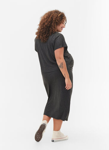 Melerat set för gravida, Black Melange, Model image number 1