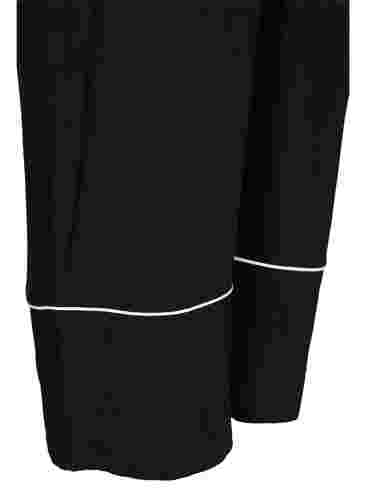 Viskosbyxor med fickor, Black, Packshot image number 3