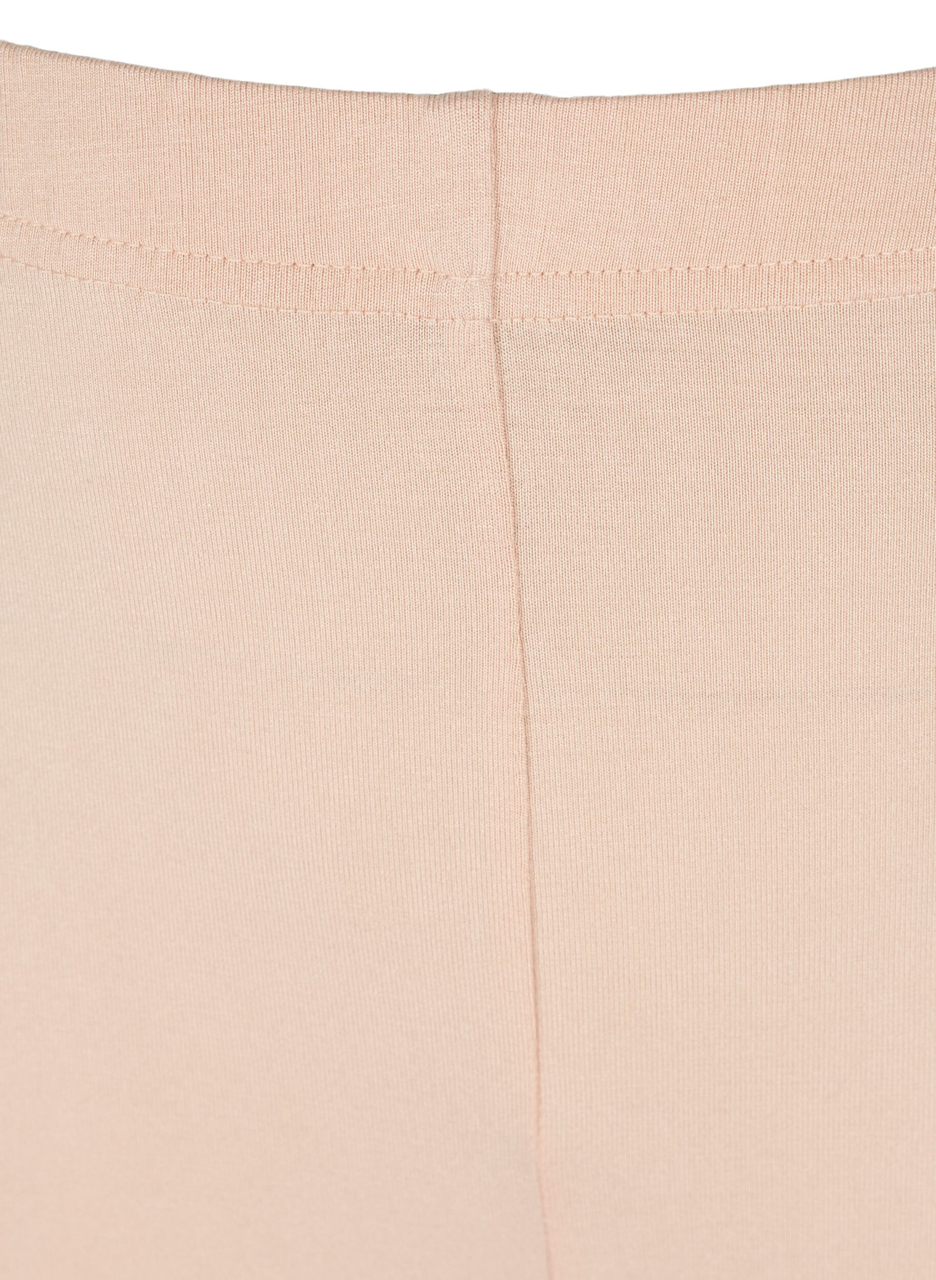 ZizziEnf&auml;rgad cykelbyxa, Beige, Packshot image number 2