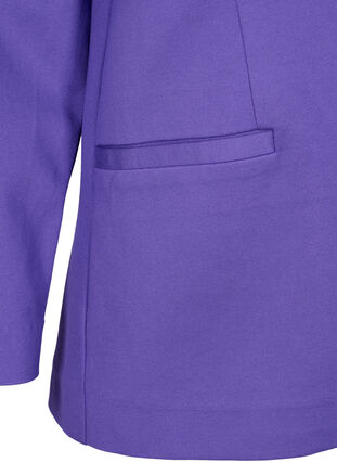 Enkel blazer med knapp, Ultra Violet, Packshot image number 3