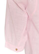 Tunika i bomull med v-ringning, Rosa, Packshot image number 3