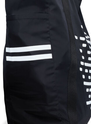 Sportväska med reflex och fickor, Black, Packshot image number 2