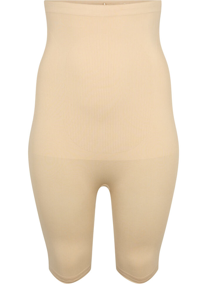 Shapewear shorts med högmidja, Nude, Packshot image number 0