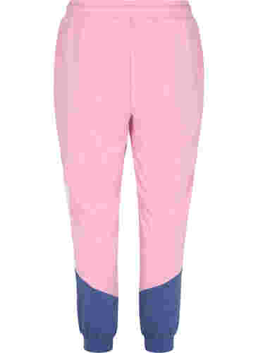 Sweatpants med colour-block, C. Pink C. Blocking, Packshot image number 1