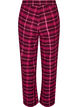 Rutiga pyjamasbyxor i bomull, R&ouml;d, Packshot image number 1