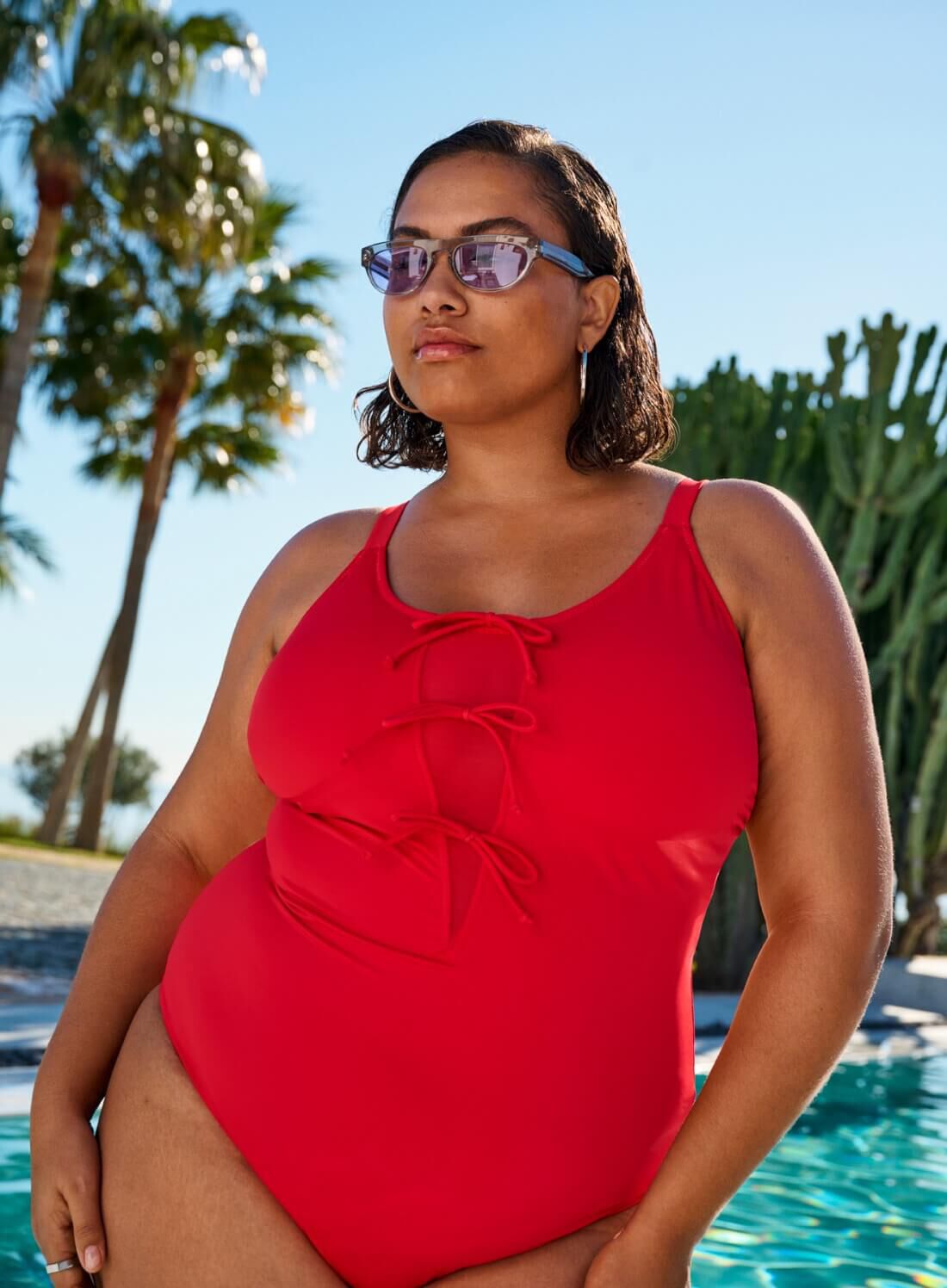 R&ouml;d baddr&auml;kt med rosetter, , Model