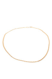 Guldfärgat halsband i kort modell, Gold
