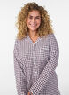 Pyjamasskjorta i bomull med br&ouml;stficka, R&ouml;d, Model image number 4