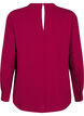 Blus med spetsdetalj, Red Plum, Packshot image number 1