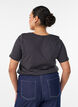 T-shirt med tryck, Gr&aring;, Model image number 2