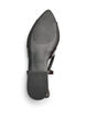 Slingback med rosett och lack-look, Brun, Packshot image number 4