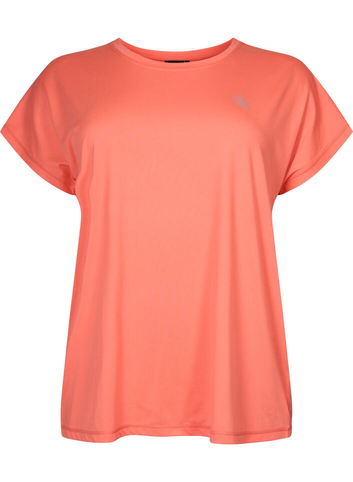 Kortärmad t-shirt för träning, Living Coral, Packshot image number 0