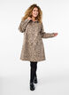 Långärmad jeansklänning med leopardmönster, Brown Zebra AOP, Model image number 3