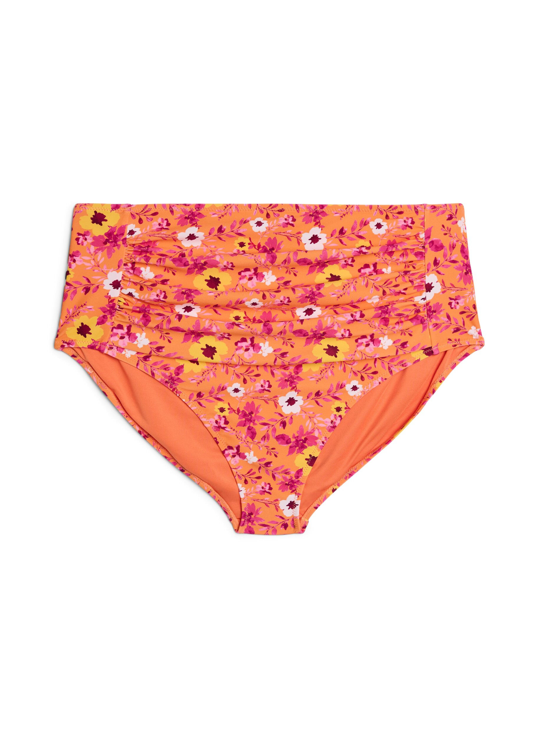 Bikinitrosa med h&ouml;g midja och m&ouml;nster